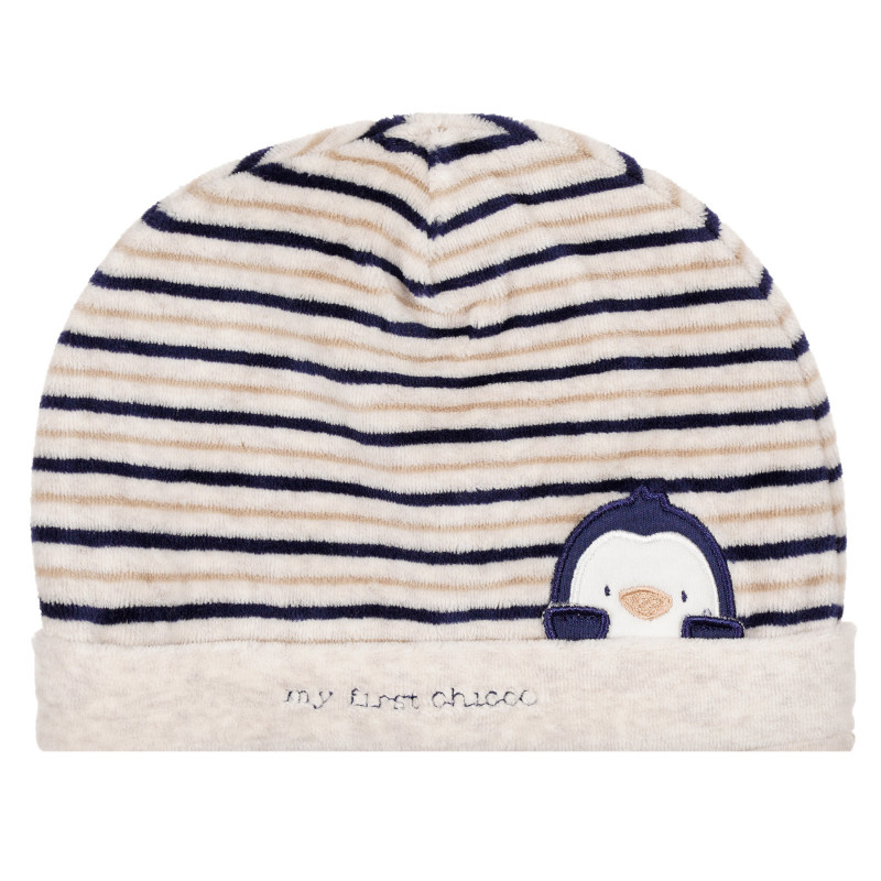 Καπέλο με εφαρμογή πιγκουίνος για ένα μωρό, πολύχρωμο  248862