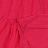 Φόρεμα με δαντέλα για ένα μωρό, σκούρο ροζ Benetton 248889 2