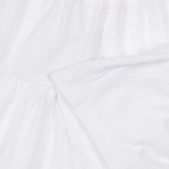 Φόρεμα με δαντέλα για ένα μωρό, λευκό Benetton 248893 2
