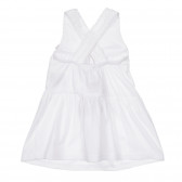 Φόρεμα με δαντέλα για ένα μωρό, λευκό Benetton 248894 4