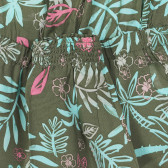 Φόρμες με floral εκτύπωση, πράσινο Benetton 248906 3