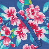 Βαμβακερό κολάν με floral τύπωμα, μπλε Benetton 248964 2