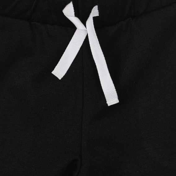Παντελόνι με λευκές πινελιές, μαύρο Benetton 248968 2