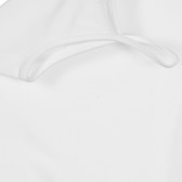 Βαμβακερή μπλούζα με τύπωμα πασχαλίτσα, λευκό Benetton 249063 4