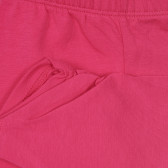 Κοντό βαμβακερό κολάν με την επιγραφή Tropical για ένα μωρό, ροζ Benetton 249071 3