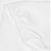Κοντό κολάν από βαμβάκι με τροπική επιγραφή, λευκό Benetton 249073 2