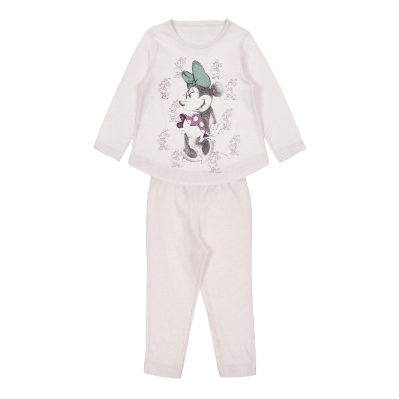 Βαμβακερές πιτζάμες με Μίνι ποντίκι για ένα μωρό, ροζ  249076