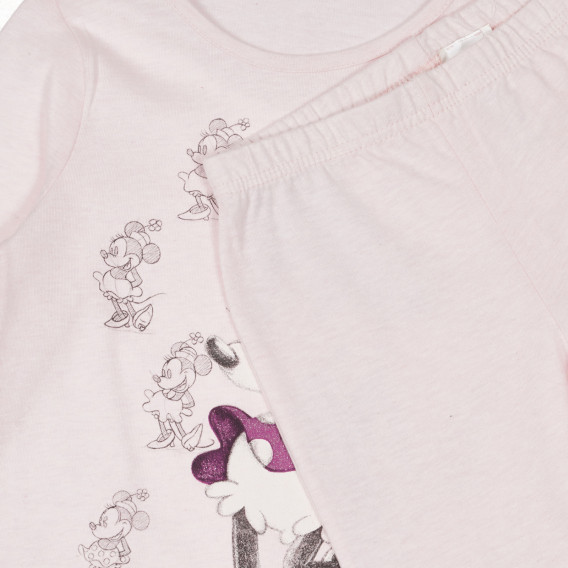 Βαμβακερές πιτζάμες με Μίνι ποντίκι για ένα μωρό, ροζ Benetton 249077 3