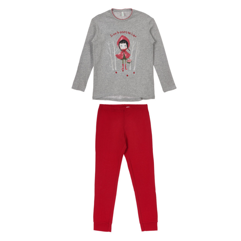 Βαμβακερές πιτζάμες με τύπωμα Little Red Riding Hood  249092