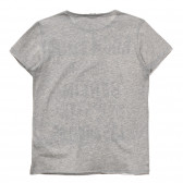 Βαμβακερό μπλουζάκι με στάμπα, σκούρο μπλε. Sisley 249253 8