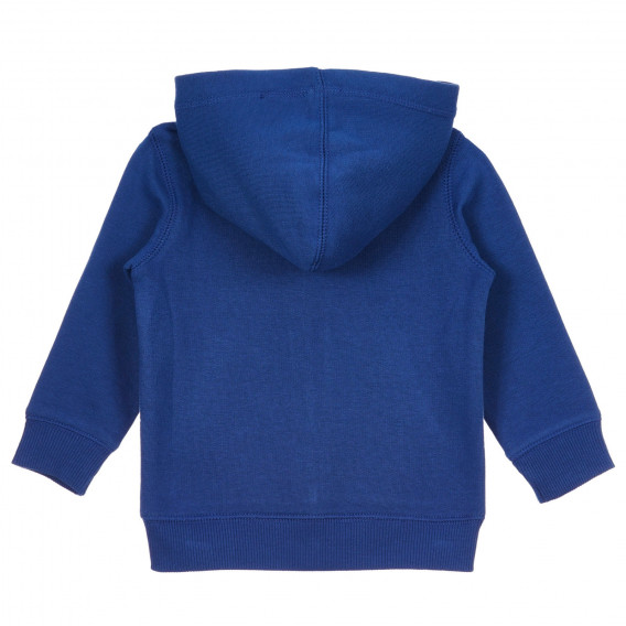 Μπλουζάκι με επένδυση με το λογότυπο της μάρκας για ένα μωρό, μπλε Benetton 249361 4