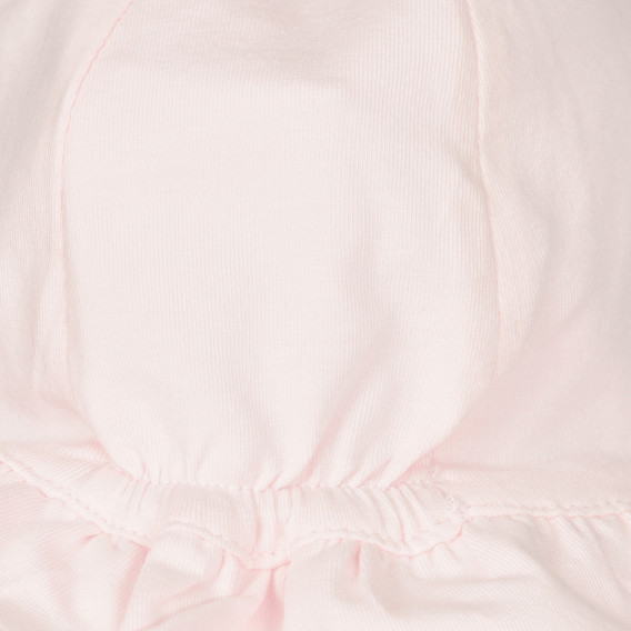 Βαμβακερό καπέλο με χείλος για μωρό, ροζ Chicco 249499 2