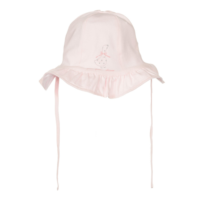 Βαμβακερό καπέλο με χείλος για μωρό, ροζ  249501