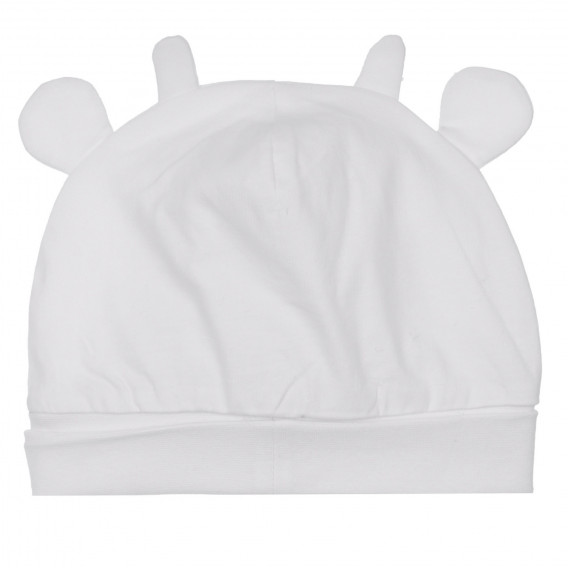 Βαμβακερό καπέλο &quot;Αγελάδα&quot; για ένα μωρό, λευκό Chicco 249509 2
