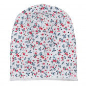 Βαμβακερό καπέλο με λουλουδάτη εκτύπωση, σε λευκό Chicco 249517 