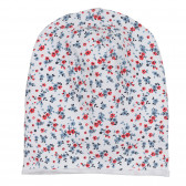 Βαμβακερό καπέλο με λουλουδάτη εκτύπωση, σε λευκό Chicco 249518 2