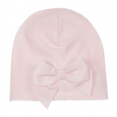 Βαμβακερό καπέλο μωβ με κορδέλα, ροζ Chicco 249520 