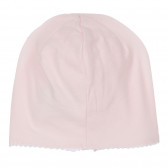 Βαμβακερό καπέλο μωβ με κορδέλα, ροζ Chicco 249521 2