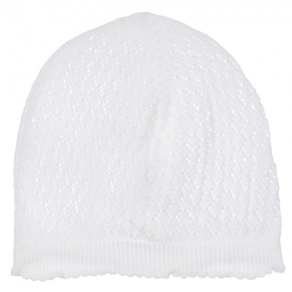 Πλεκτό καπέλο μωρού, σε λευκό χρώμα Chicco 249523 