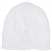 Πλεκτό καπέλο μωρού, σε λευκό χρώμα Chicco 249524 2
