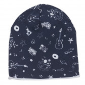 Βαμβακερό καπέλο &quot;Rock Star&quot;, για ένα μωρό, μπλε Chicco 249526 