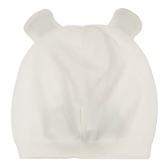 Βαμβακερό καπέλο &quot;Bear&quot; για ένα μωρό, λευκό Chicco 249536 2