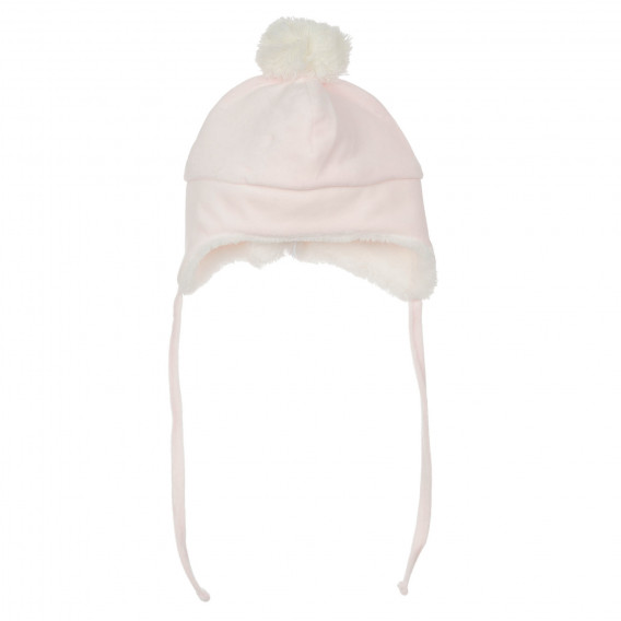 Καπέλο με φούντα και χνούδι για ένα μωρό, ροζ Chicco 249550 