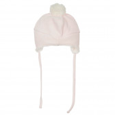 Καπέλο με φούντα και χνούδι για ένα μωρό, ροζ Chicco 249551 2