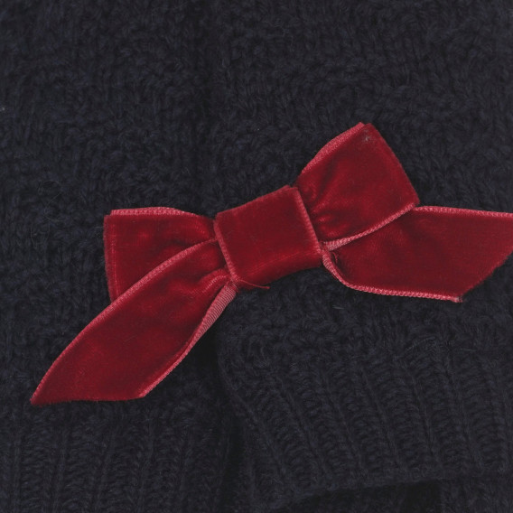 Καπέλο με κόκκινη κορδέλα για ένα μωρό, μαύρο Chicco 249570 3