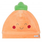 Βρεφικό καπέλο &quot;καρότο&quot;, πορτοκαλί Chicco 249639 