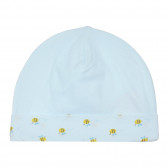 Βαμβακερό καπέλο με τύπωμα μέλισσας για ένα μωρό, γαλάζιο Chicco 249651 