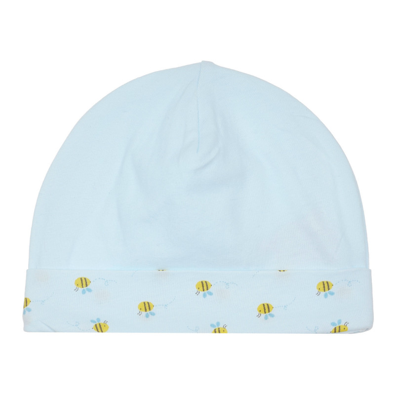 Βαμβακερό καπέλο με τύπωμα μέλισσας για ένα μωρό, γαλάζιο  249651