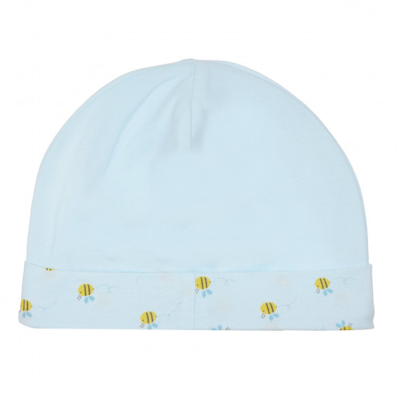 Βαμβακερό καπέλο με τύπωμα μέλισσας για ένα μωρό, γαλάζιο Chicco 249652 2