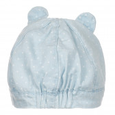 Καπέλο με γείσο και αυτιά για ένα μωρό, ανοιχτό μπλε Chicco 249668 3