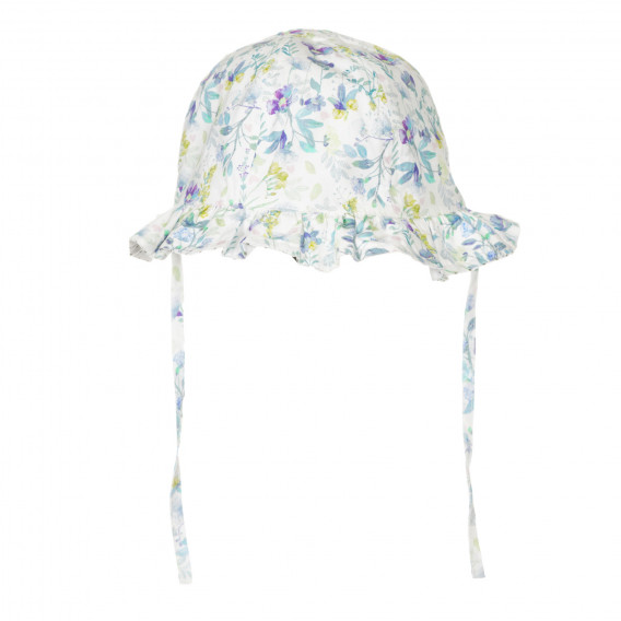 Βαμβακερό καπέλο με κρόσσια και λουλουδάτο τύπωμα Chicco 249675 