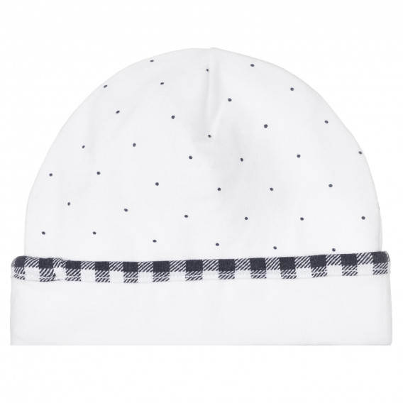 Βαμβακερό καπέλο με μωσαϊκό τύπωμα για λευκό, λευκό Chicco 249679 3