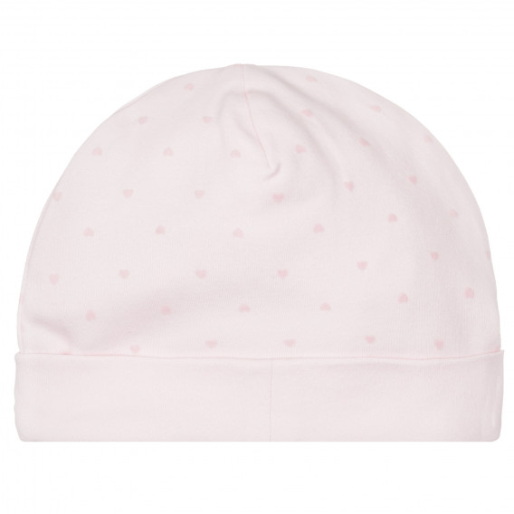 Βαμβακερό καπέλο μωβ με τύπωμα καρδιών, ροζ Chicco 249701 6