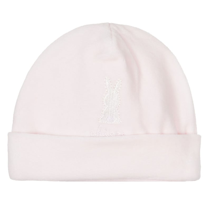 Καπέλο με απλικέ για ένα μωρό, ροζ  249708