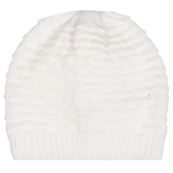 Καπέλο με ανάγλυφα στοιχεία για ένα μωρό, λευκό Chicco 249729 