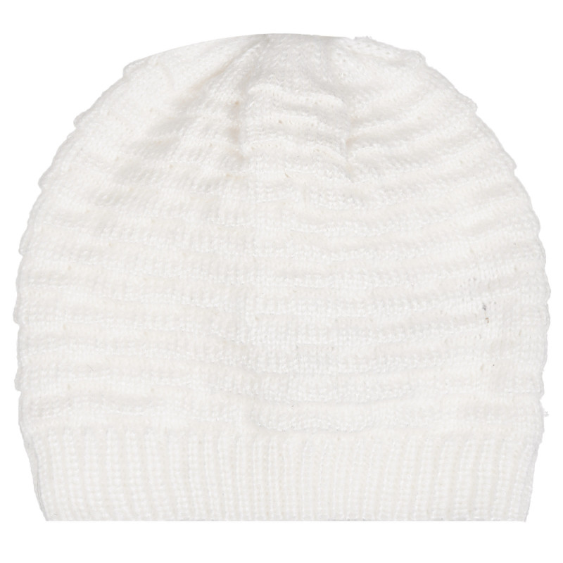 Καπέλο με ανάγλυφα στοιχεία για ένα μωρό, λευκό  249729