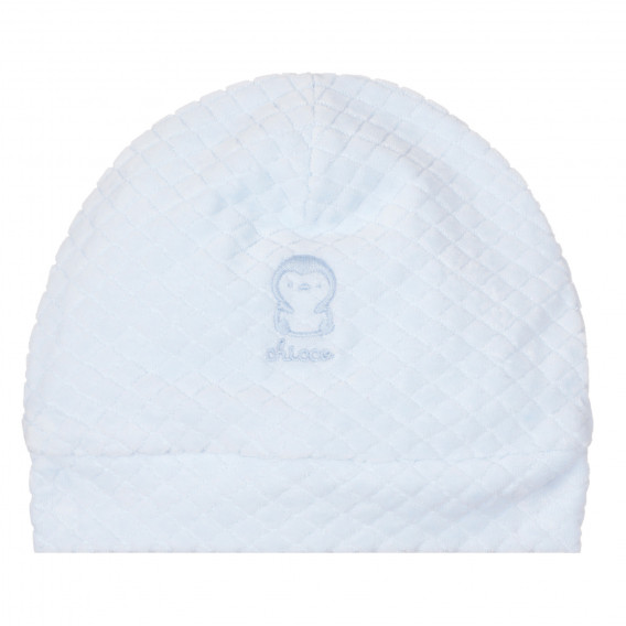 Καπέλο με απλικέ πιγκουίνος για μωρό, μπλε Chicco 249810 