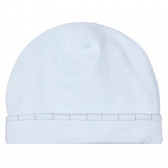 Βαμβακερό καπέλο με απλικέ για ένα μωρό, με μπλε χρώμα Chicco 249815 3