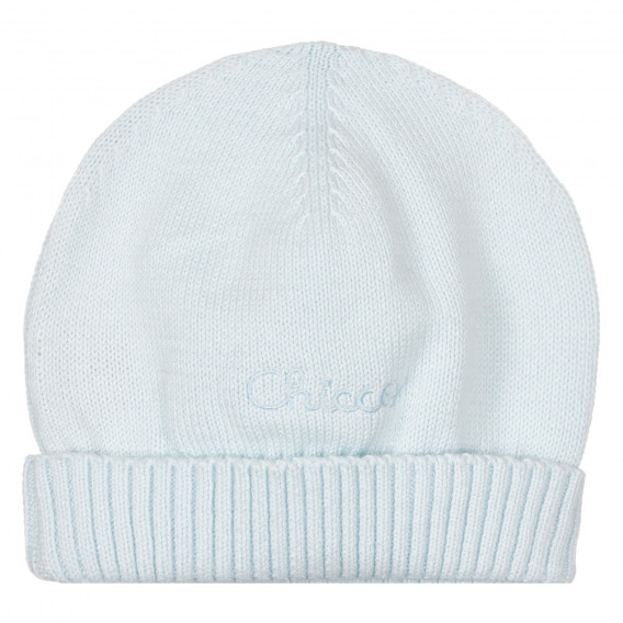 Πλεκτό μωρό καπέλο, γαλάζιο Chicco 249840 