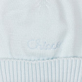 Πλεκτό μωρό καπέλο, γαλάζιο Chicco 249841 2