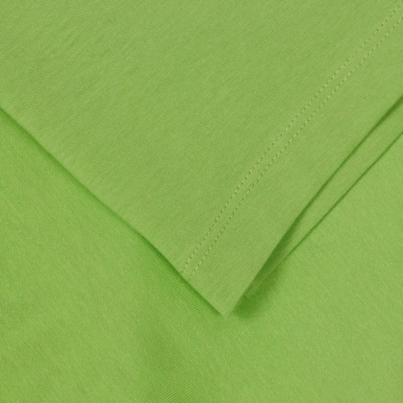 Βαμβακερό μπλουζάκι με τύπωμα, σε πράσινο χρώμα Benetton 249899 3