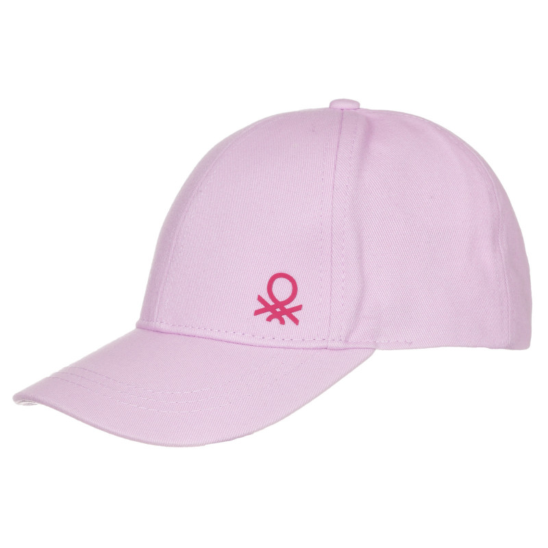 Βαμβακερό καπέλο με το λογότυπο της μάρκας, μωβ  249930