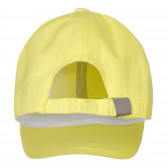 Βαμβακερό καπέλο με το λογότυπο της μάρκας, κίτρινο Benetton 249935 3