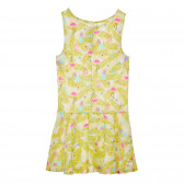 Αμάνικο βαμβακερό φόρεμα με floral τύπωμα Benetton 249978 4