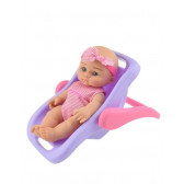 Μωρό κούκλα 21cm σε μια καρέκλα μεταφοράς Toi-Toys 250159 3