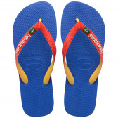 Flip-flops με το εμπορικό σήμα και τις χρωματικές πινελιές, μπλε Havaianas 250335 2